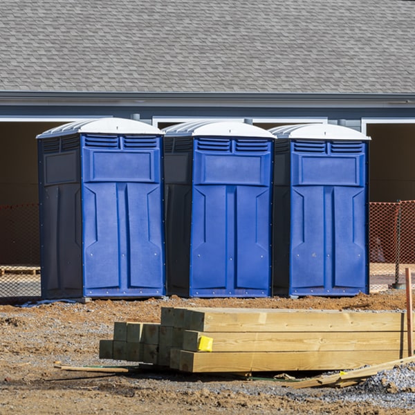 what is the expected delivery and pickup timeframe for the porta potties in Bardwell